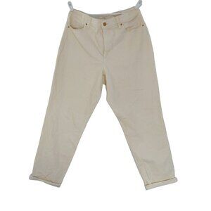 Universal thread, Vintage Straight pants for women, yellow, cotton, size 17L. NW